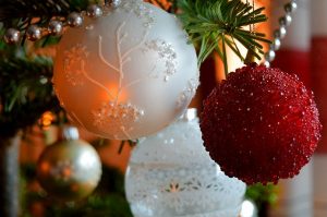 christmas pearl decorations