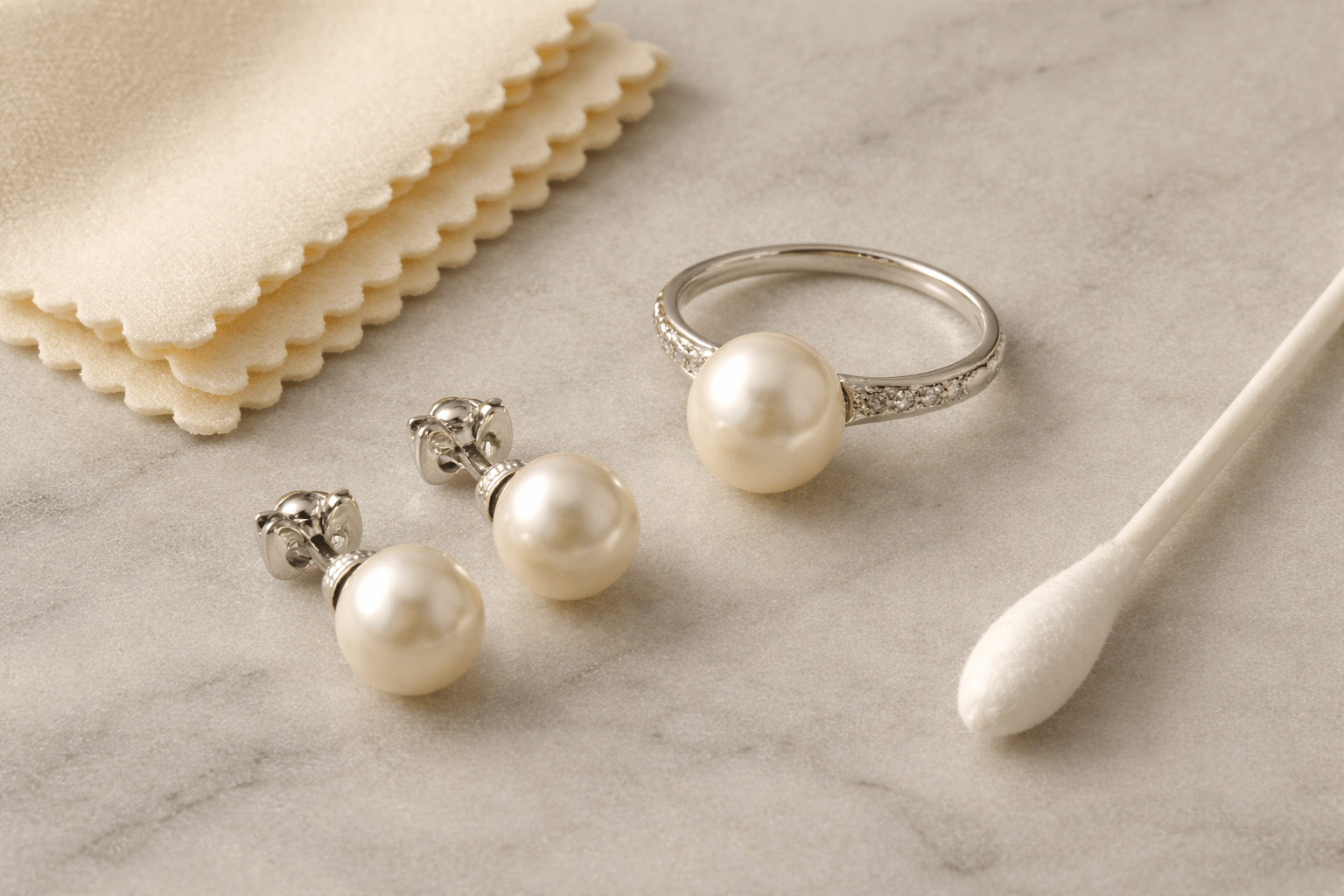 pearlsonly-blog-96-image-5-pearl - Perlenohrringe und -ringe reinigen, ohne sie zu beschädigen - Perlen Schmuck - pearlsonly