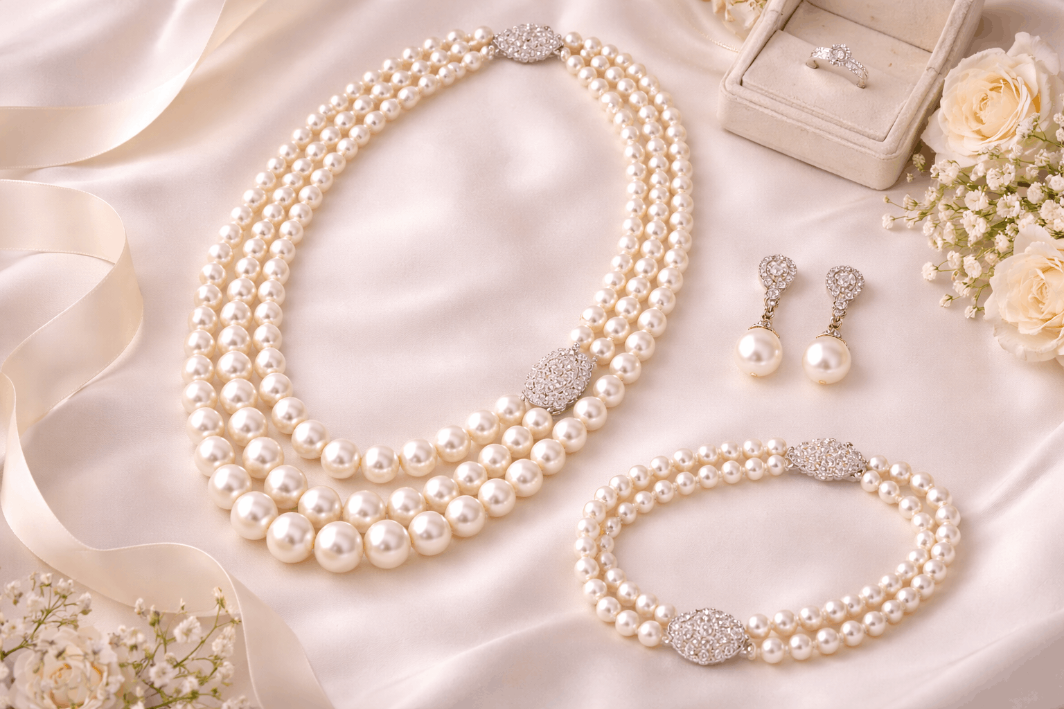 pearlsonly-blog-115-image-8-pearl - Styling Perlenkette mit anderem Brautschmuck - Perlen Schmuck - pearlsonly