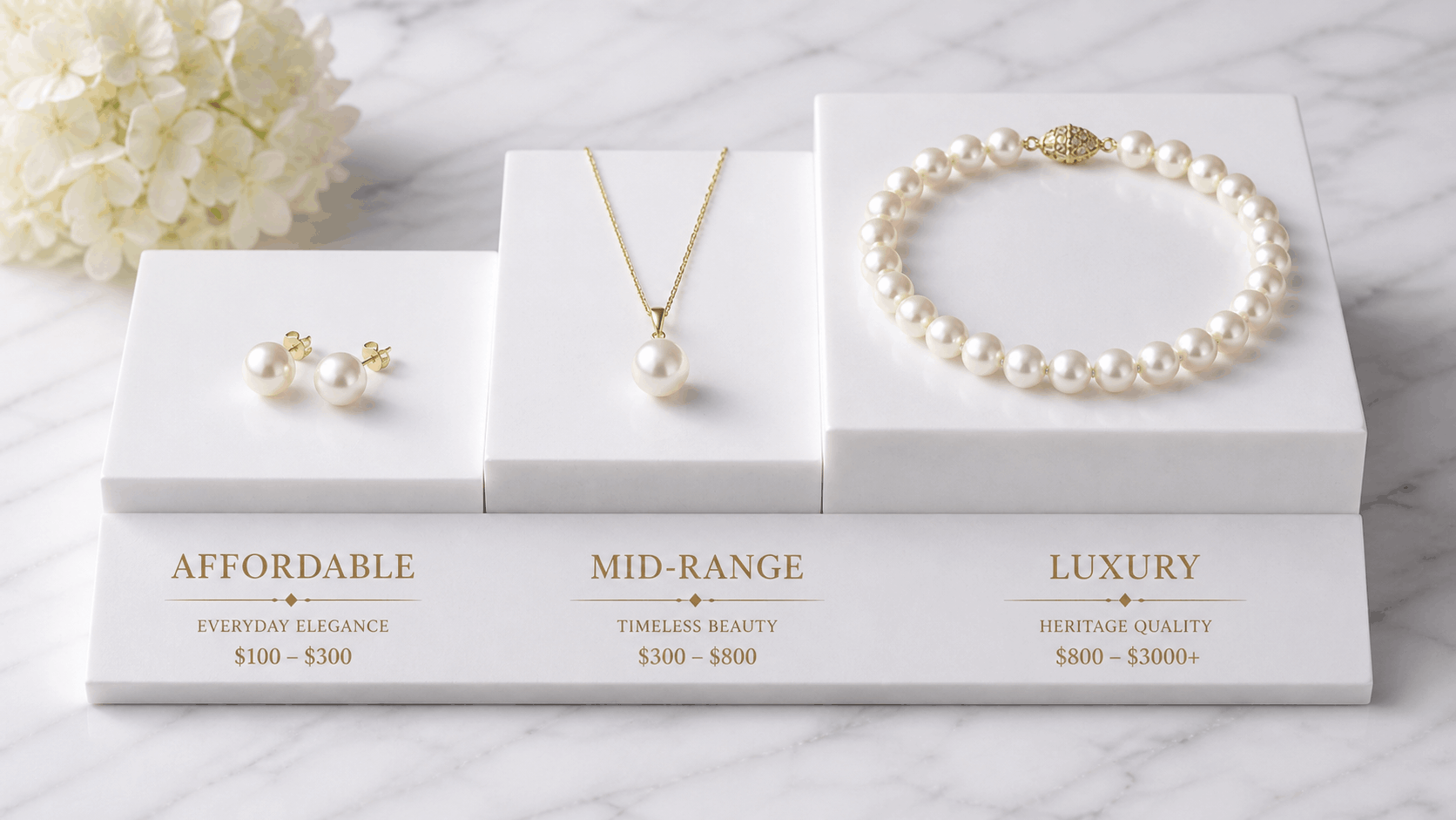 Perlen-Schmuck zum Abschluss für jedes Budget