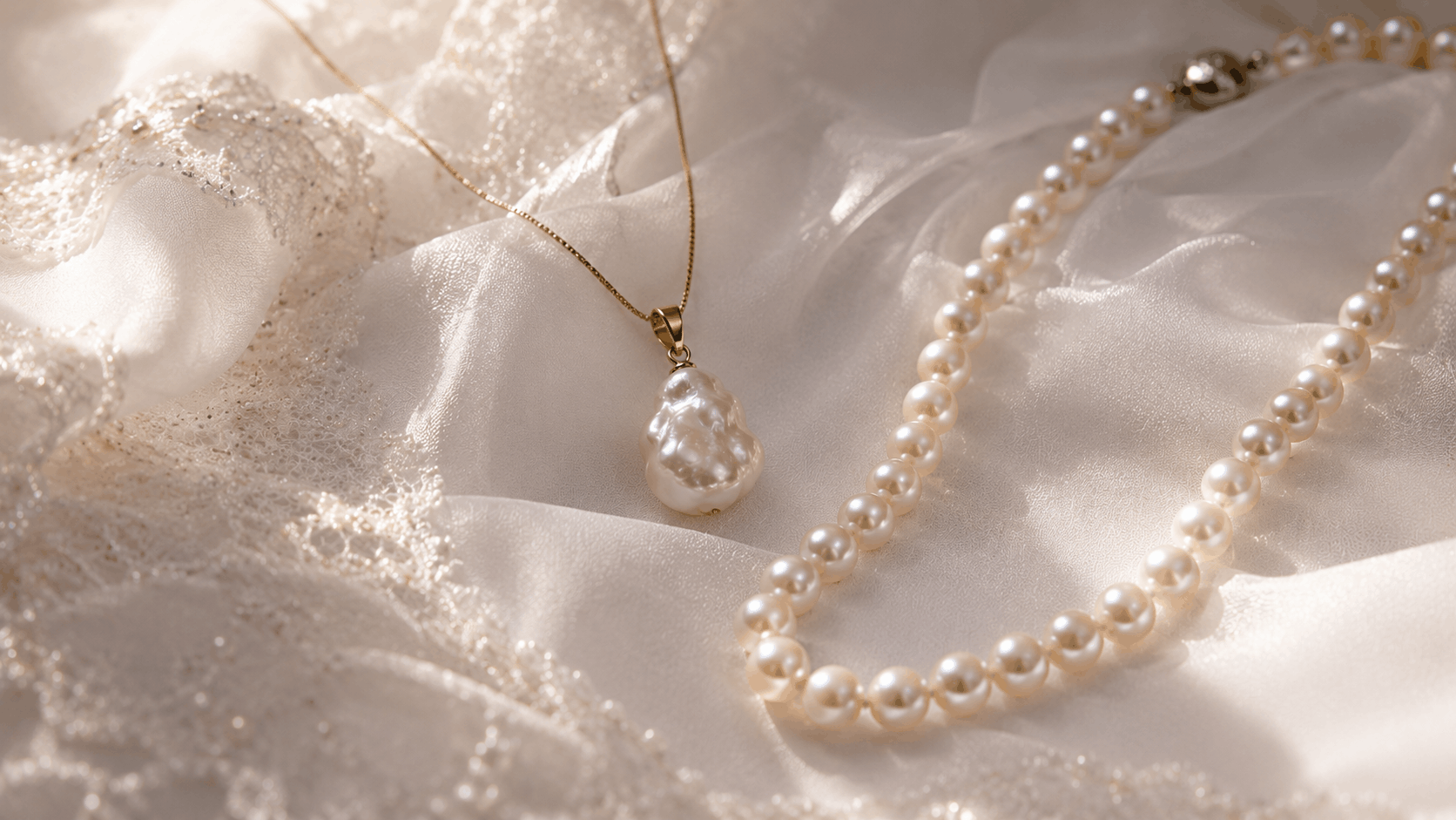 Perlen-Schmuck für Outdoor-Hochzeiten: Abstimmung auf dein Kleid