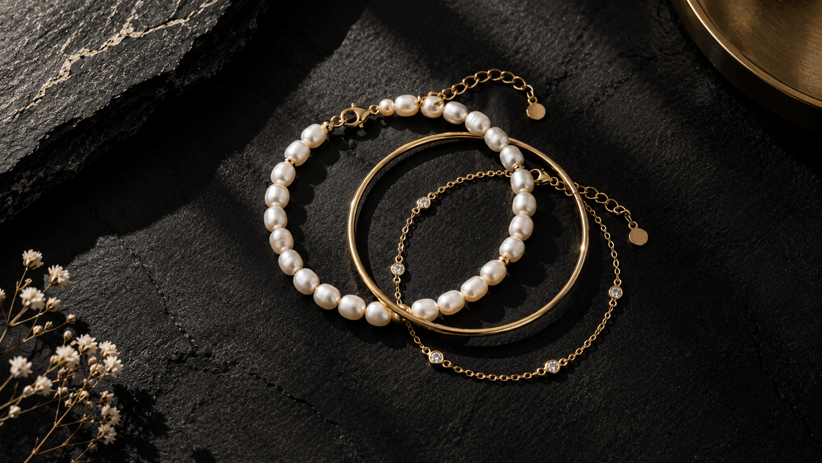 05. Wie du ein Süßwasserperlen-Armband stackst
