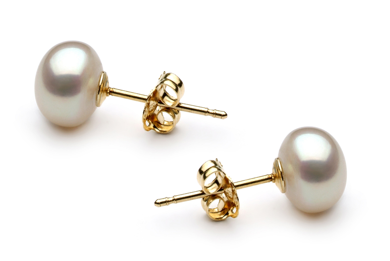6-7mm AA Quality Freshwater Cultured Pearl Set in Lucille White