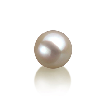 9-10mm AAAA-Qualität Süßwasser Einzelne Perlen in Martina Weiß
