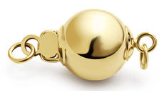 Ball - 14k Gelbgold  x2