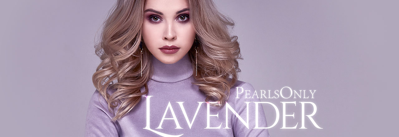 PearlsOnly Lavendelfarbene Perlen