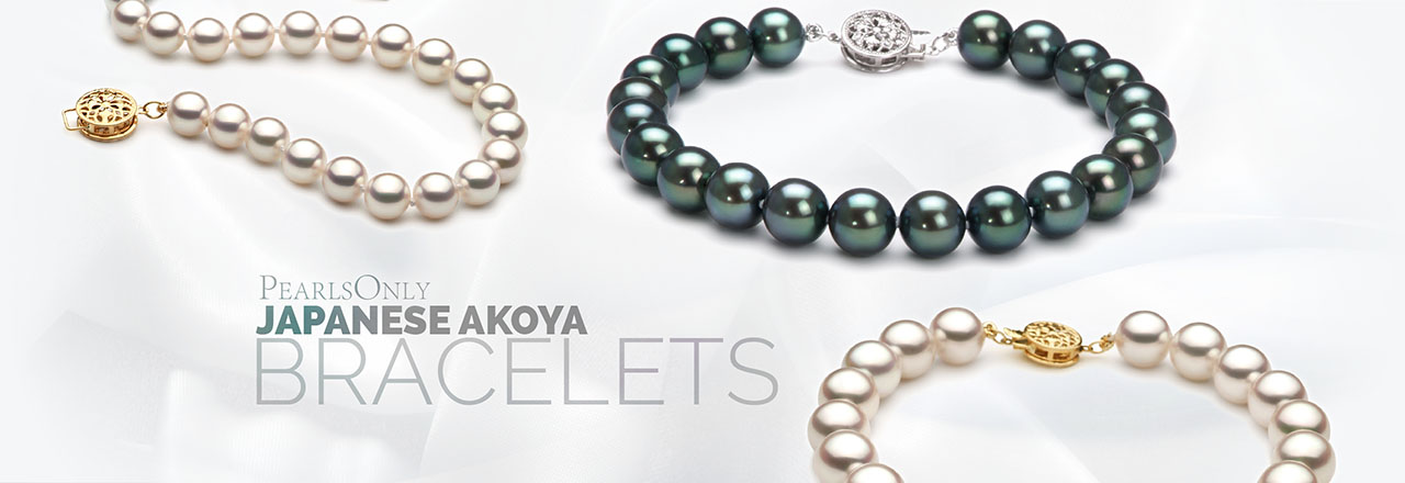 PearlsOnly Armband mit japanischen Akoya-Perlen