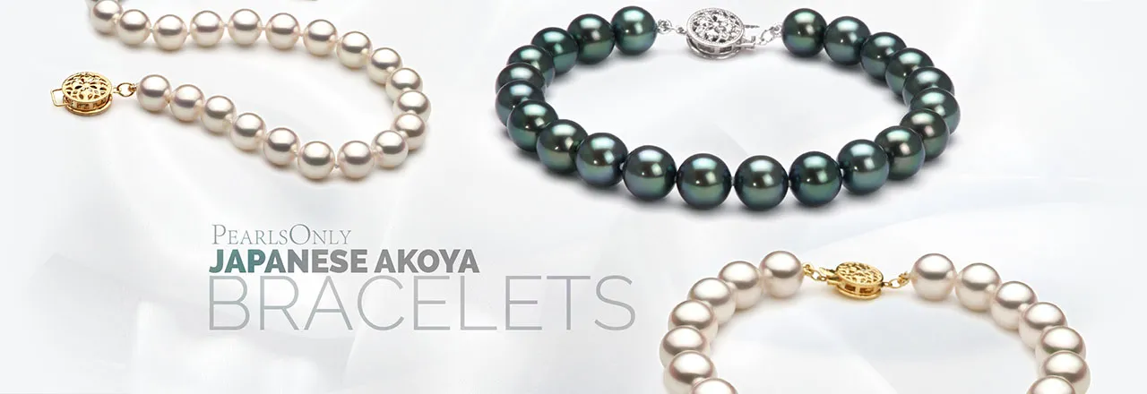 PearlsOnly Armband mit japanischen Akoya-Perlen