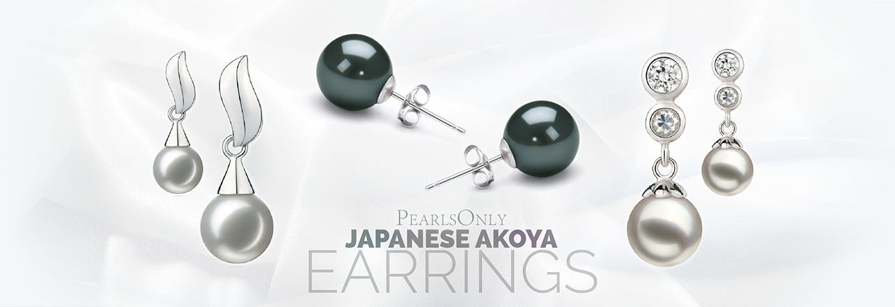 PearlsOnly Ohrringe mit japanischen Akoya-Perlen