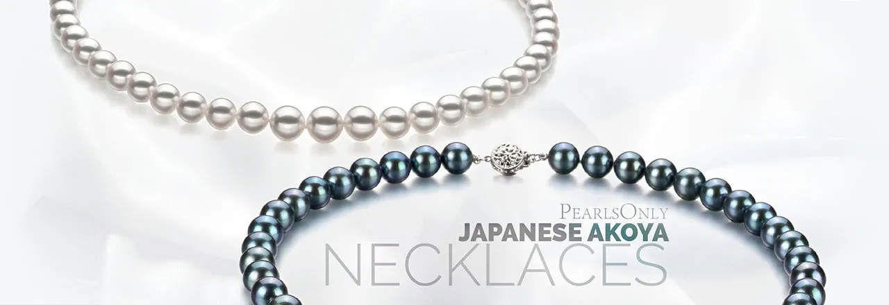 PearlsOnly Halskette aus japanischen Akoya-Perlen