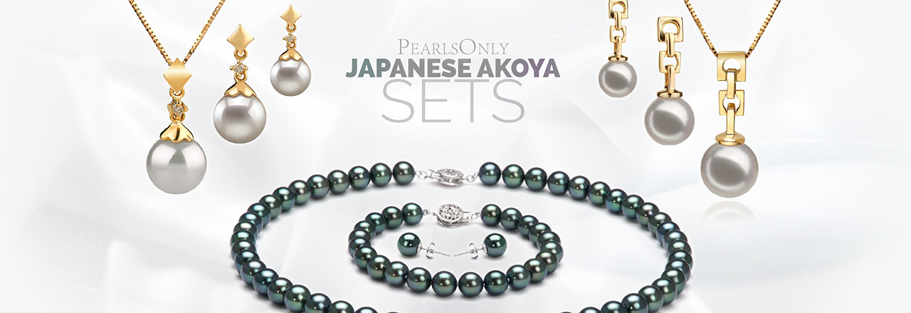 PearlsOnly Set mit japanischen Akoya-Perlen