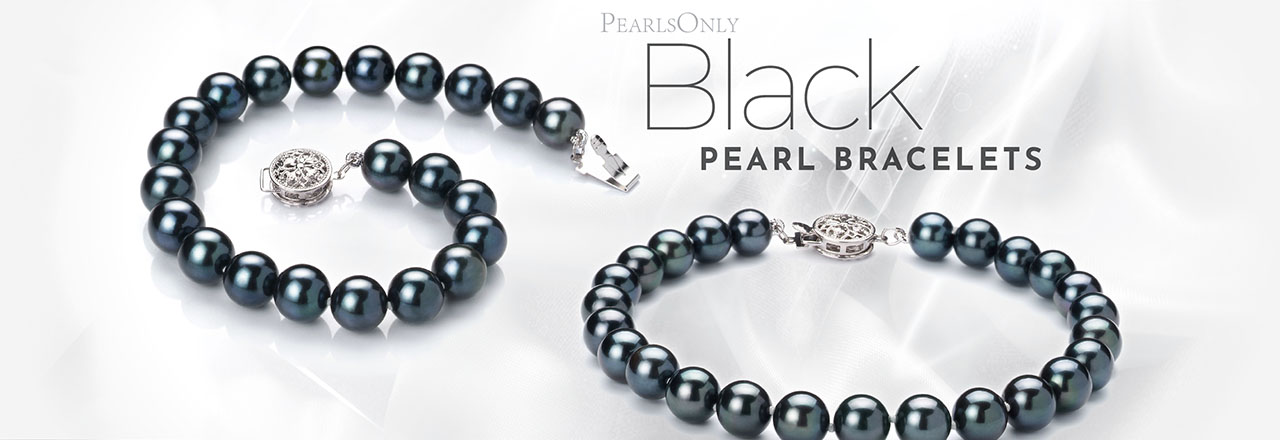 PearlsOnly Schwarze Perlen Armbänder
