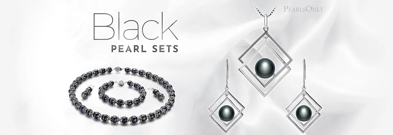 PearlsOnly Schwarze Perle Sets