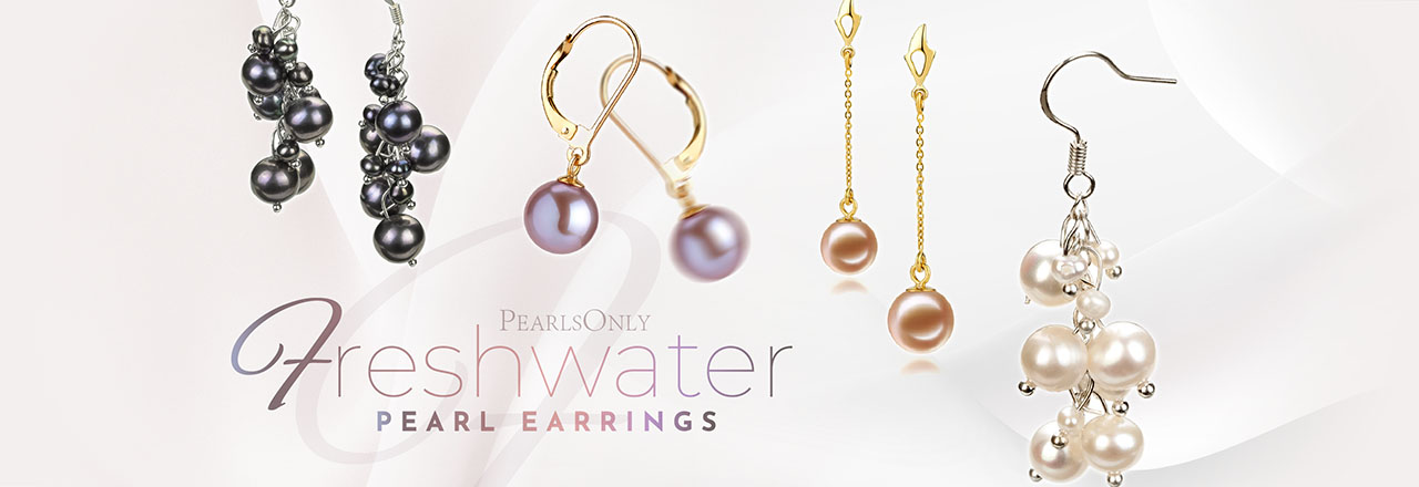 PearlsOnly Ohrringe mit Süßwasserperlen