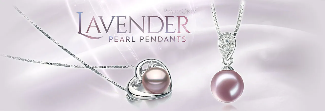PearlsOnly Lavendel Perle Anhänger