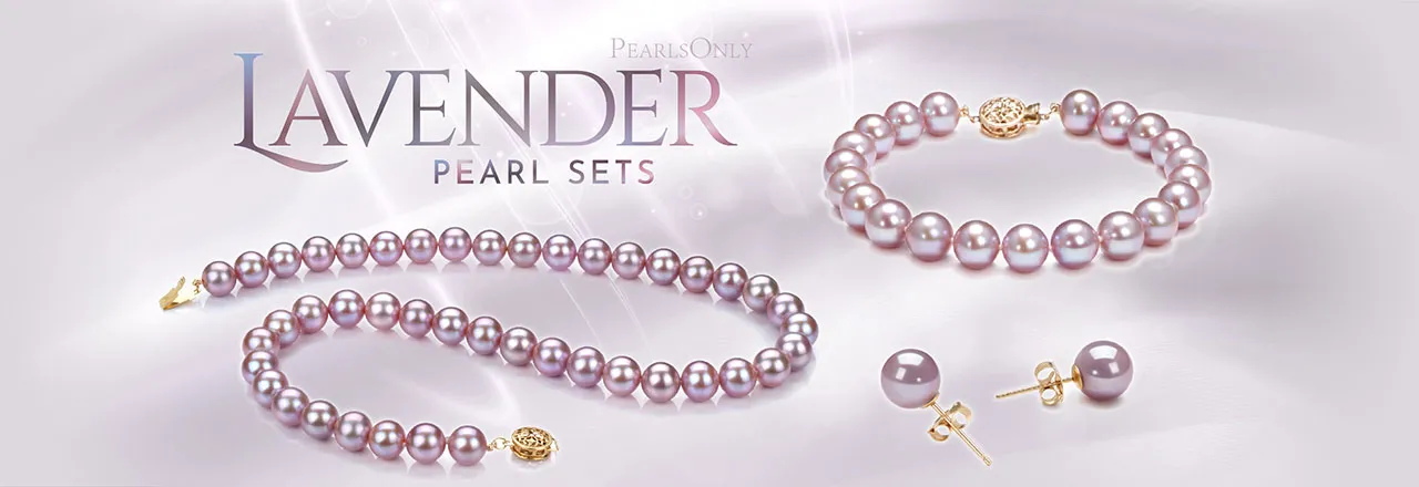 PearlsOnly Lavendel Perle Sets