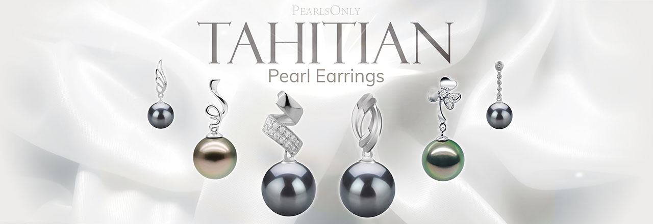 PearlsOnly Ohrringe mit Tahiti-Perlen