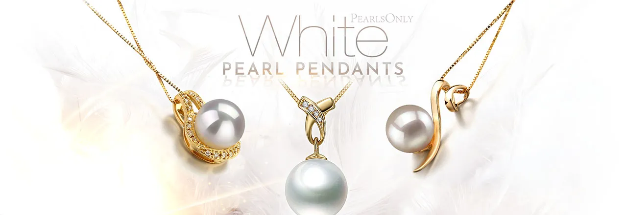 PearlsOnly Weiße Perle Anhänger