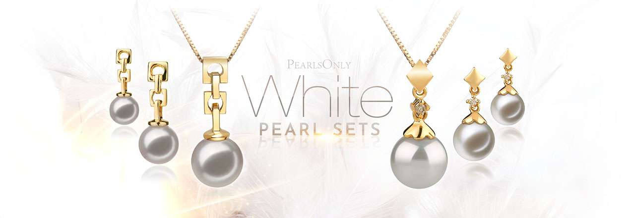PearlsOnly Weiße Perlen-Sets