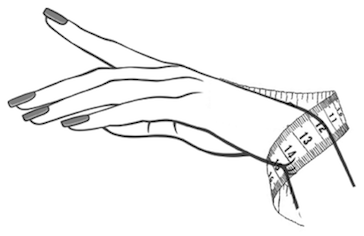 Armband messung für handgelenk